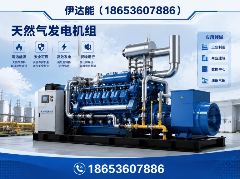 寿光市250kW锡柴天然气发电机展示图